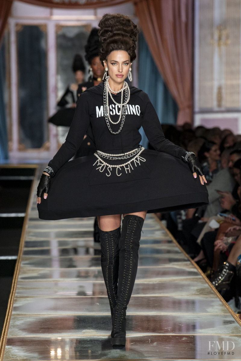 Irina Shayk featured in  the Moschino fashion show for Autumn/Winter 2020