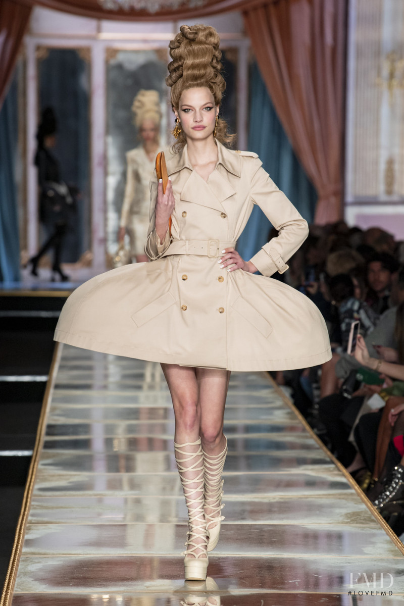 Faretta Radic featured in  the Moschino fashion show for Autumn/Winter 2020