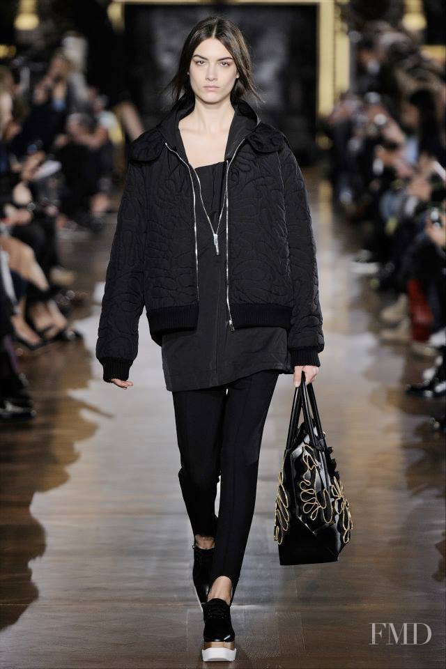 Ronja Furrer featured in  the Stella McCartney fashion show for Autumn/Winter 2014