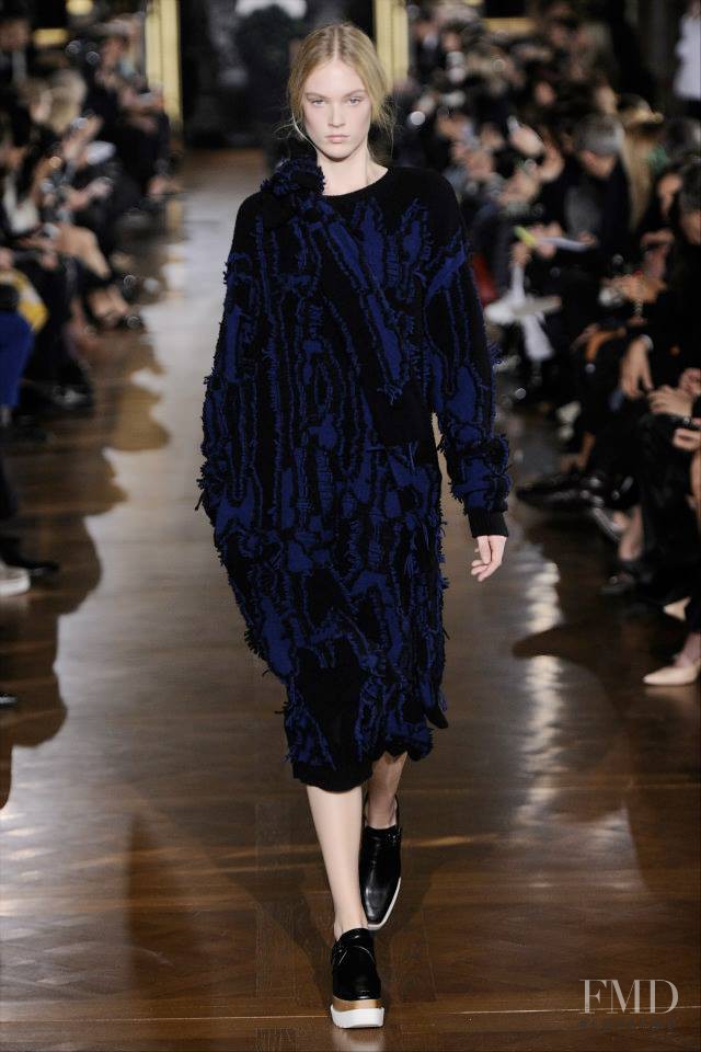 Charlene Hoegger featured in  the Stella McCartney fashion show for Autumn/Winter 2014