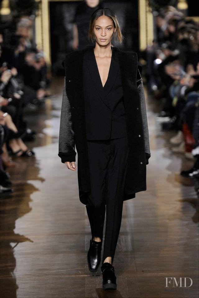 Joan Smalls featured in  the Stella McCartney fashion show for Autumn/Winter 2014