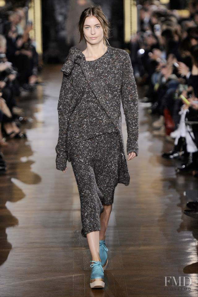 Nadja Bender featured in  the Stella McCartney fashion show for Autumn/Winter 2014
