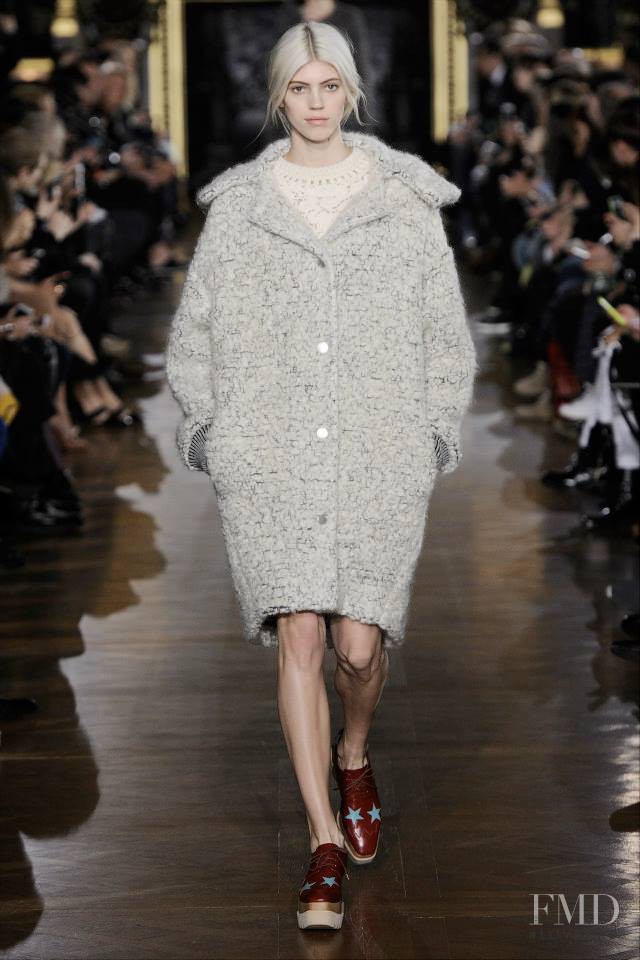 Devon Windsor featured in  the Stella McCartney fashion show for Autumn/Winter 2014