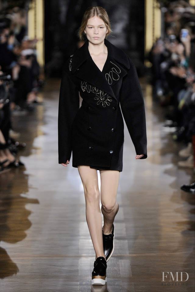 Anna Ewers featured in  the Stella McCartney fashion show for Autumn/Winter 2014