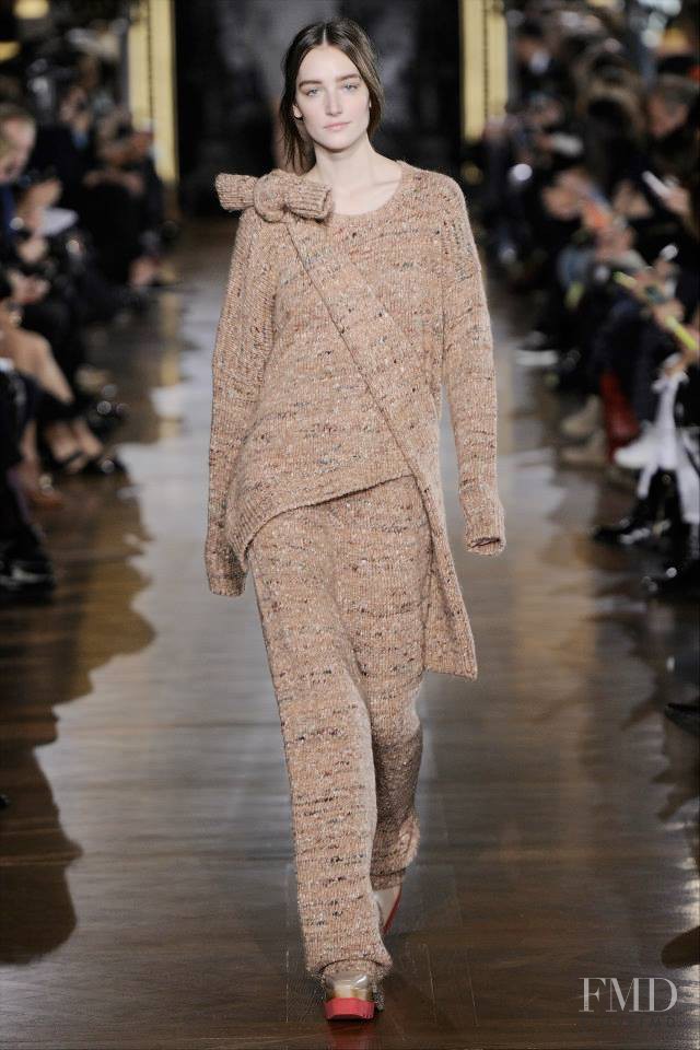 Joséphine Le Tutour featured in  the Stella McCartney fashion show for Autumn/Winter 2014