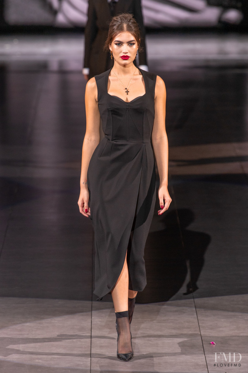 Alana Felisberto featured in  the Dolce & Gabbana fashion show for Autumn/Winter 2020