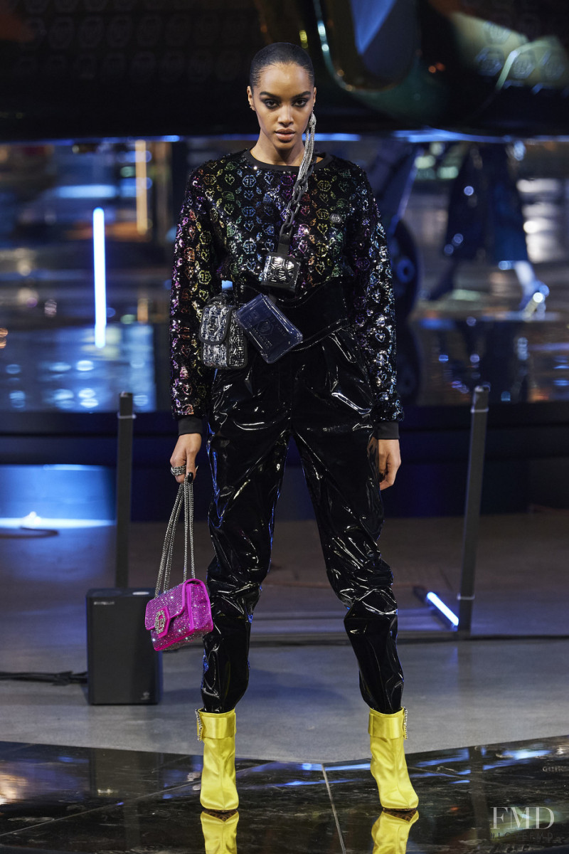 Elsa Baldaia featured in  the Philipp Plein fashion show for Autumn/Winter 2020