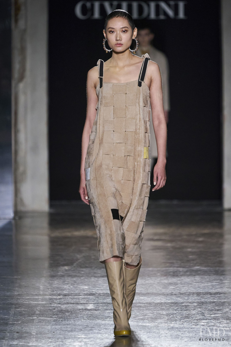 Ashley Foo featured in  the Cividini fashion show for Autumn/Winter 2020
