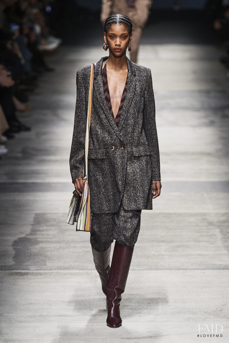 Lissandra Blanco featured in  the Missoni fashion show for Autumn/Winter 2020