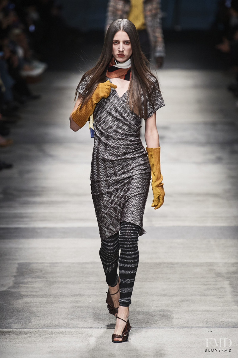 Rachel Marx featured in  the Missoni fashion show for Autumn/Winter 2020