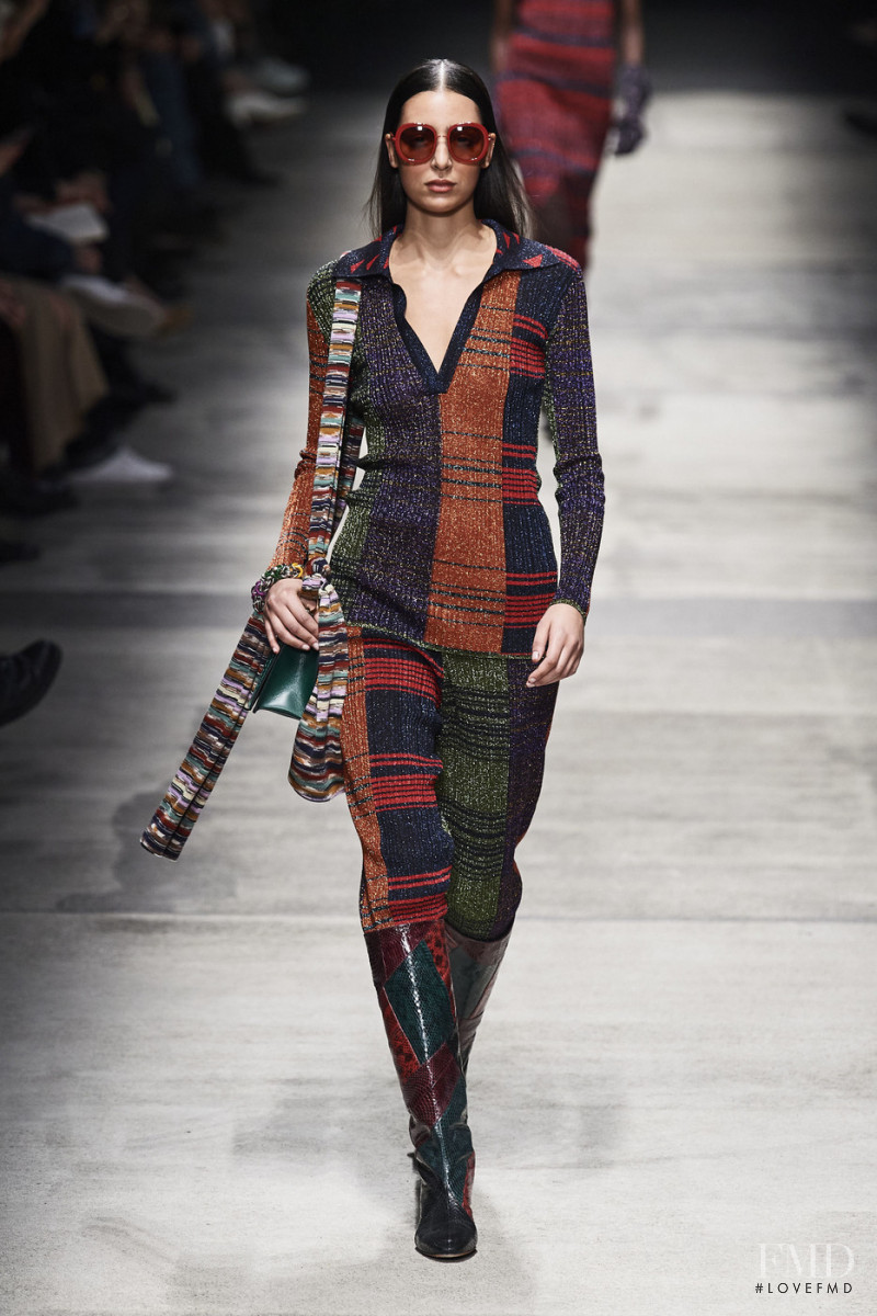 Nora Attal featured in  the Missoni fashion show for Autumn/Winter 2020