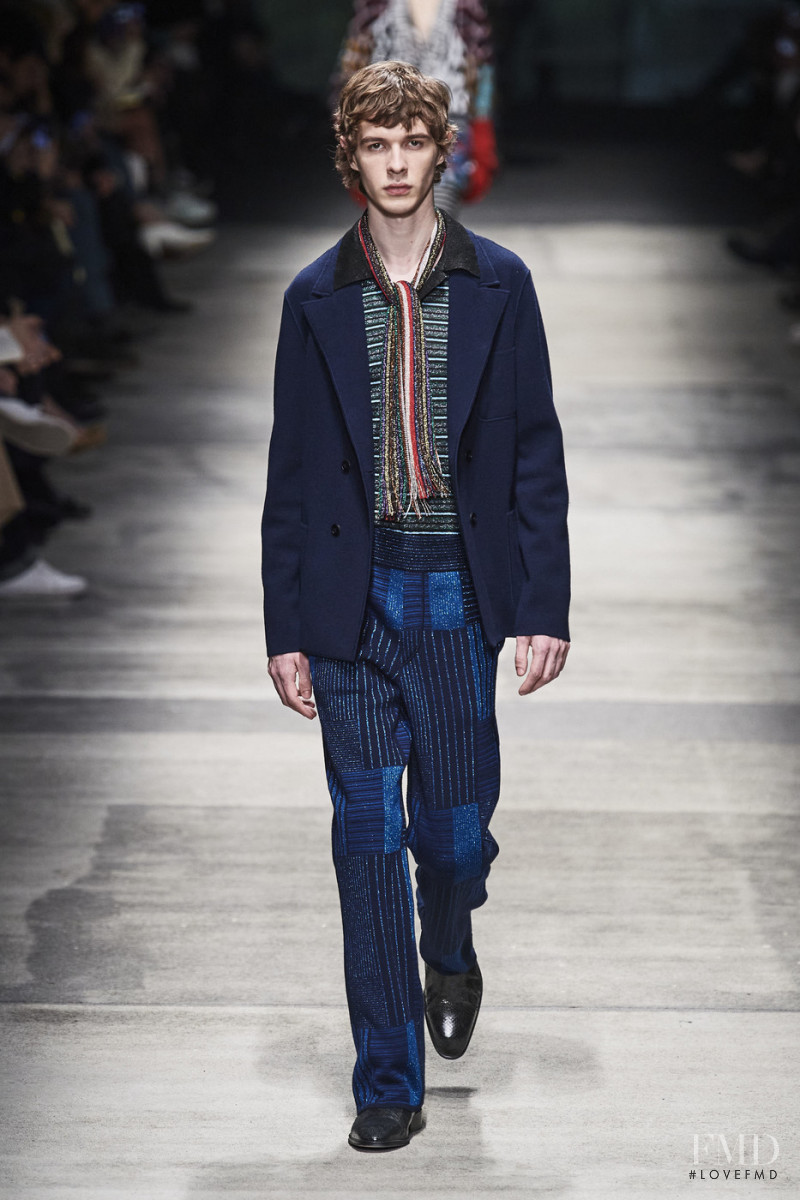 Efraim Schroder featured in  the Missoni fashion show for Autumn/Winter 2020