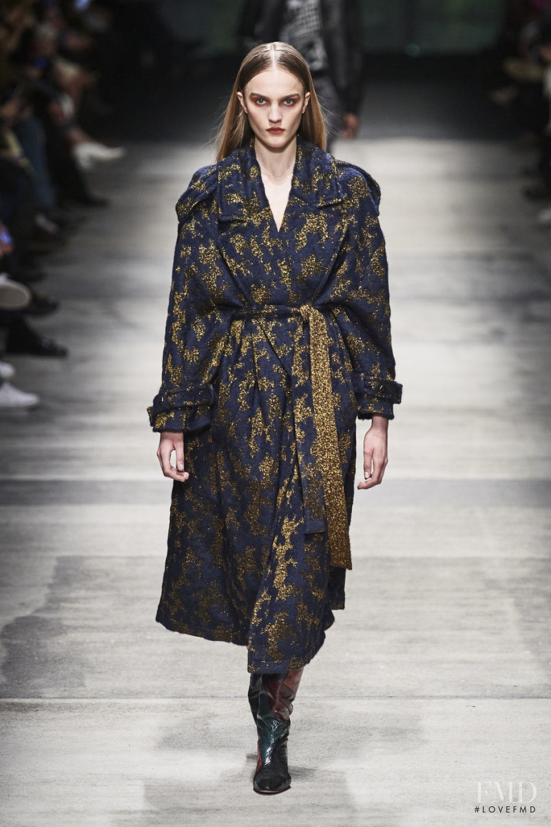 Josefine Lynderup featured in  the Missoni fashion show for Autumn/Winter 2020