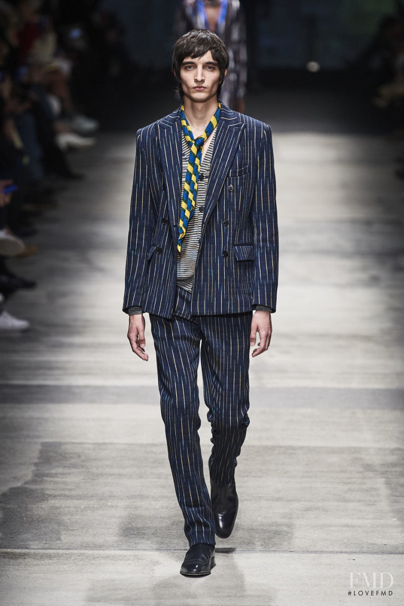 Pablo Fernandez featured in  the Missoni fashion show for Autumn/Winter 2020