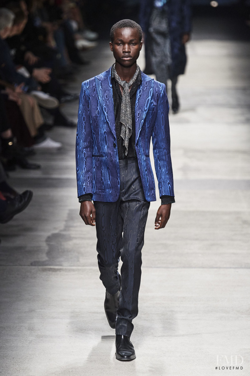 Seth Bedzo featured in  the Missoni fashion show for Autumn/Winter 2020