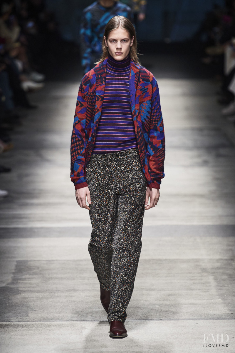 Tomass Ida featured in  the Missoni fashion show for Autumn/Winter 2020