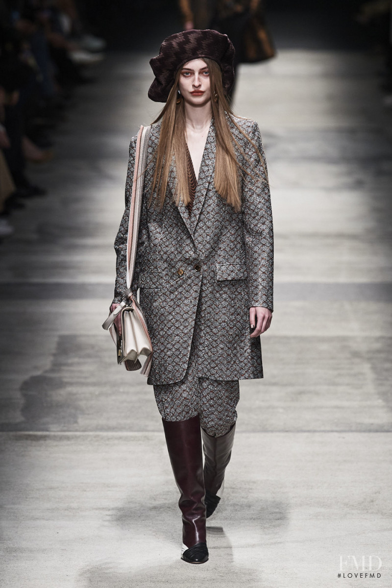 Berit Heitmann featured in  the Missoni fashion show for Autumn/Winter 2020