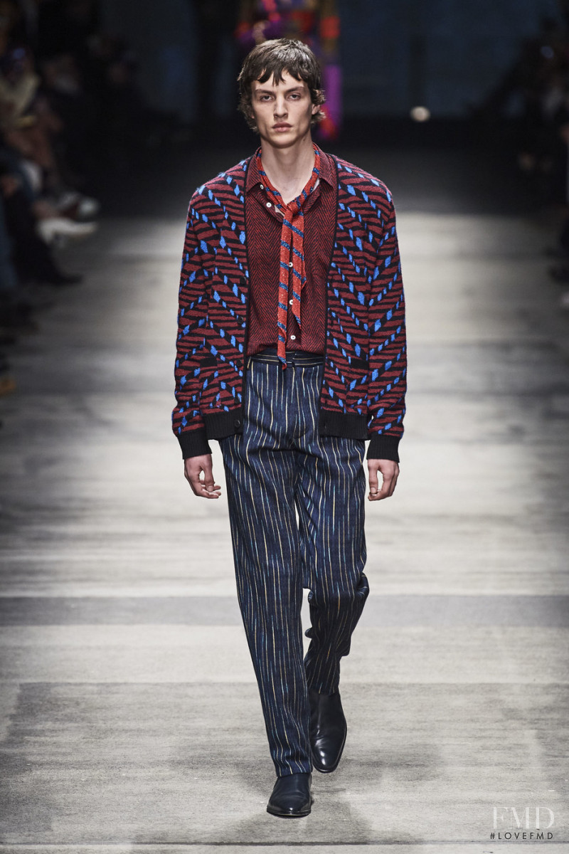 Lucas El Bali featured in  the Missoni fashion show for Autumn/Winter 2020