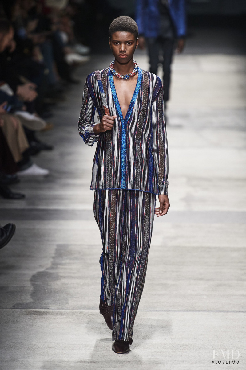 Yorgelis Marte featured in  the Missoni fashion show for Autumn/Winter 2020