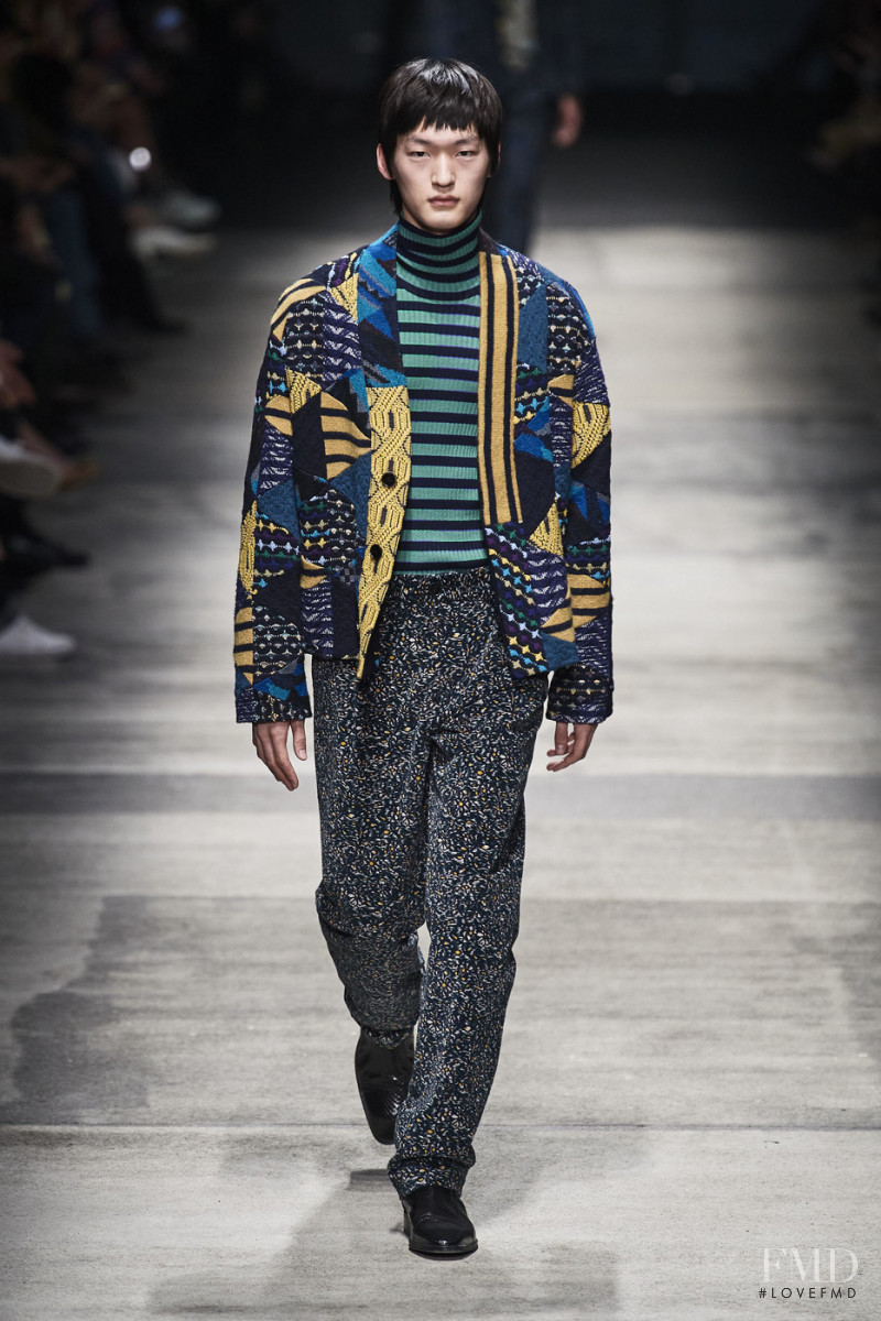 Seungchan Lee featured in  the Missoni fashion show for Autumn/Winter 2020
