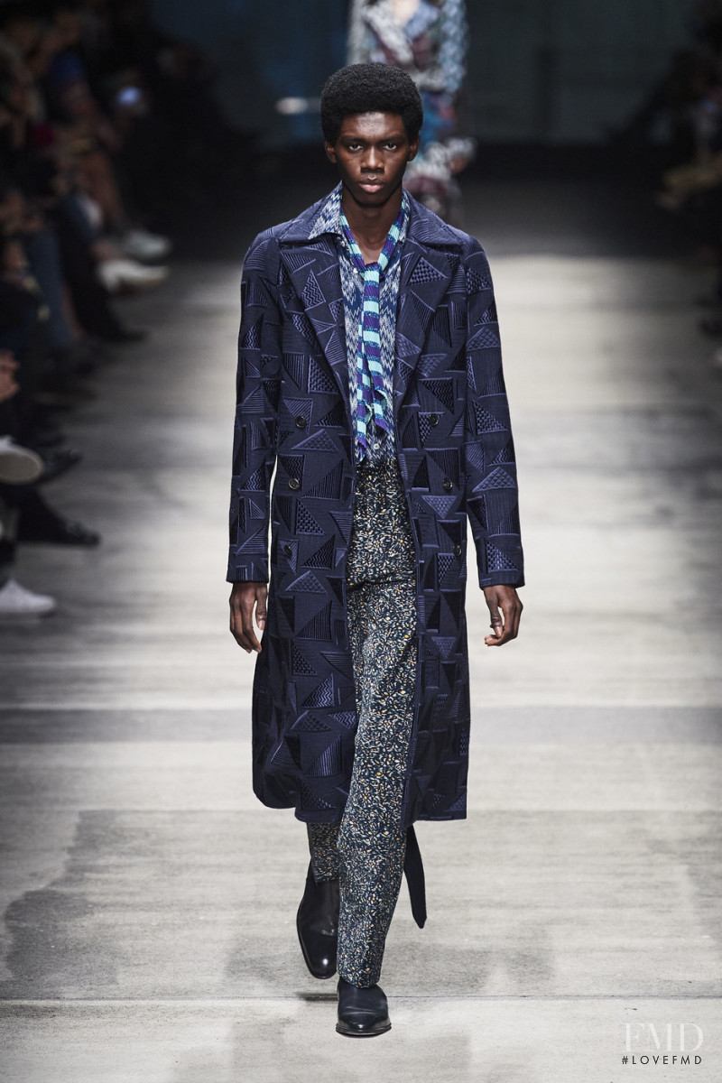 Ottawa Kwami featured in  the Missoni fashion show for Autumn/Winter 2020