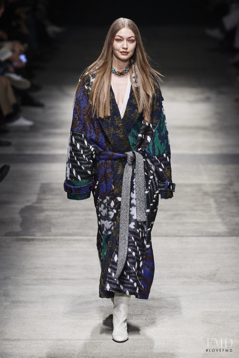 Gigi Hadid featured in  the Missoni fashion show for Autumn/Winter 2020