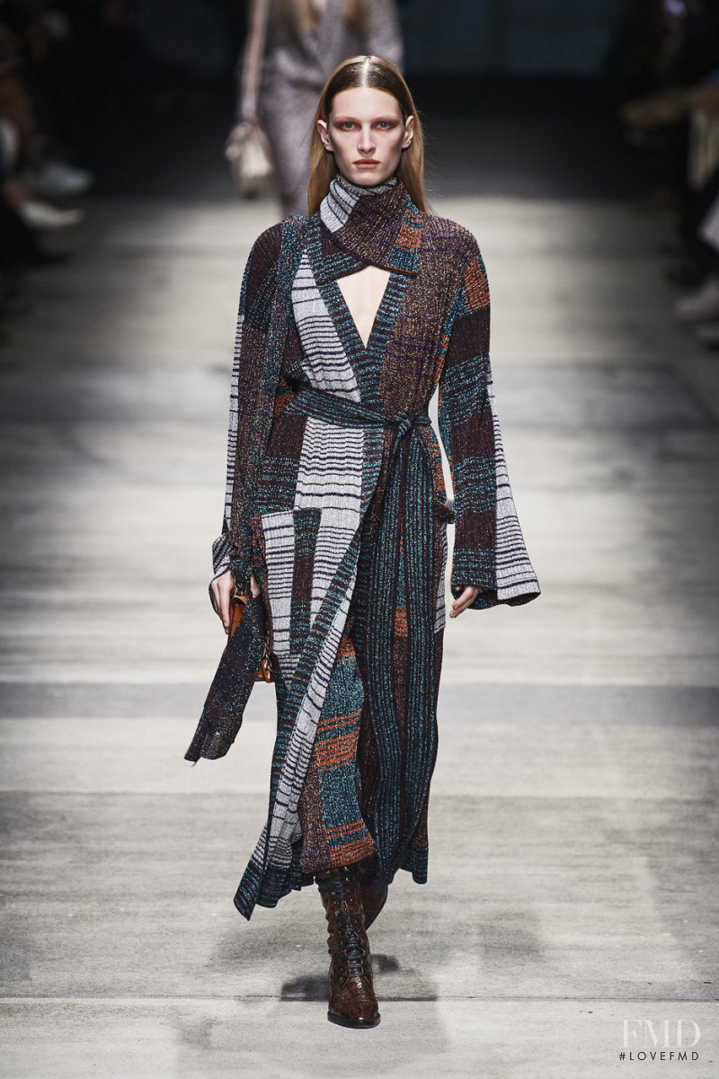 Liz Kennedy featured in  the Missoni fashion show for Autumn/Winter 2020