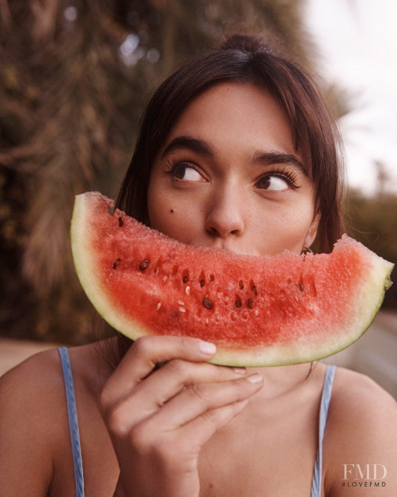 Solange Smith featured in  the New Look lookbook for Summer 2018