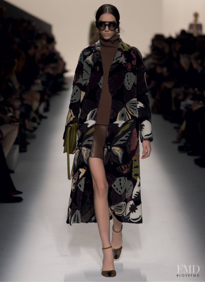 Larissa Marchiori featured in  the Valentino fashion show for Autumn/Winter 2014