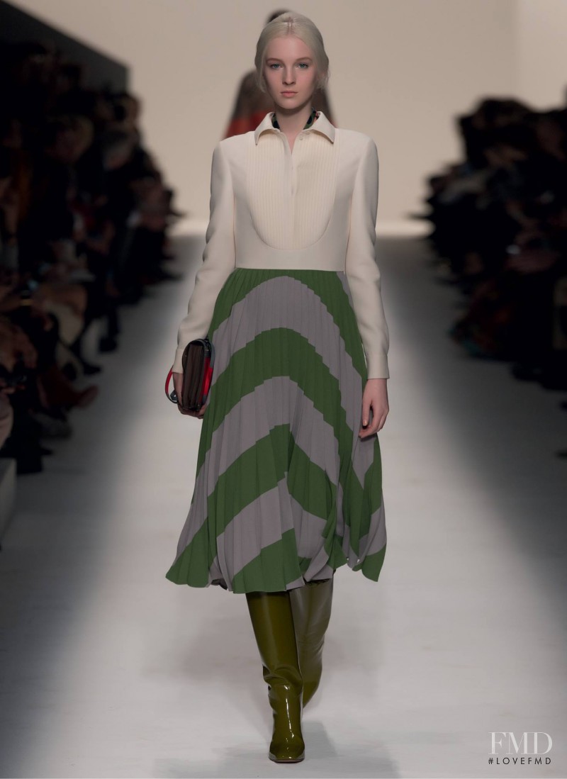 Nastya Sten featured in  the Valentino fashion show for Autumn/Winter 2014