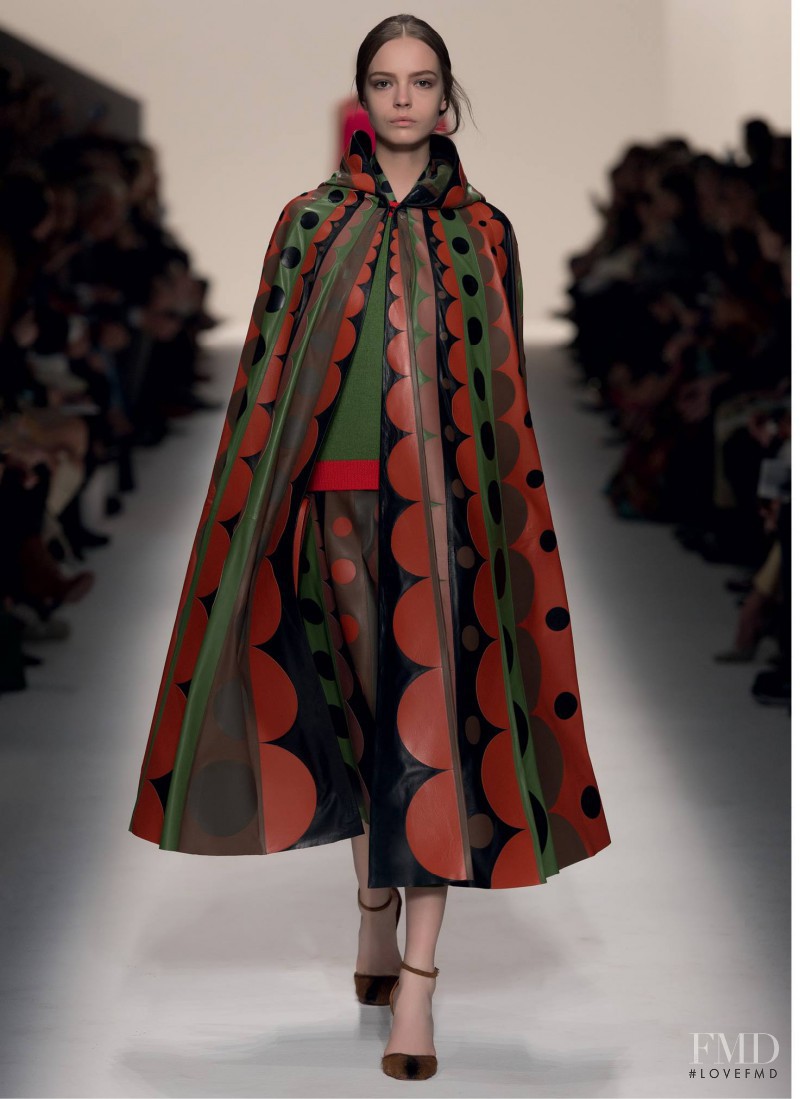Mina Cvetkovic featured in  the Valentino fashion show for Autumn/Winter 2014