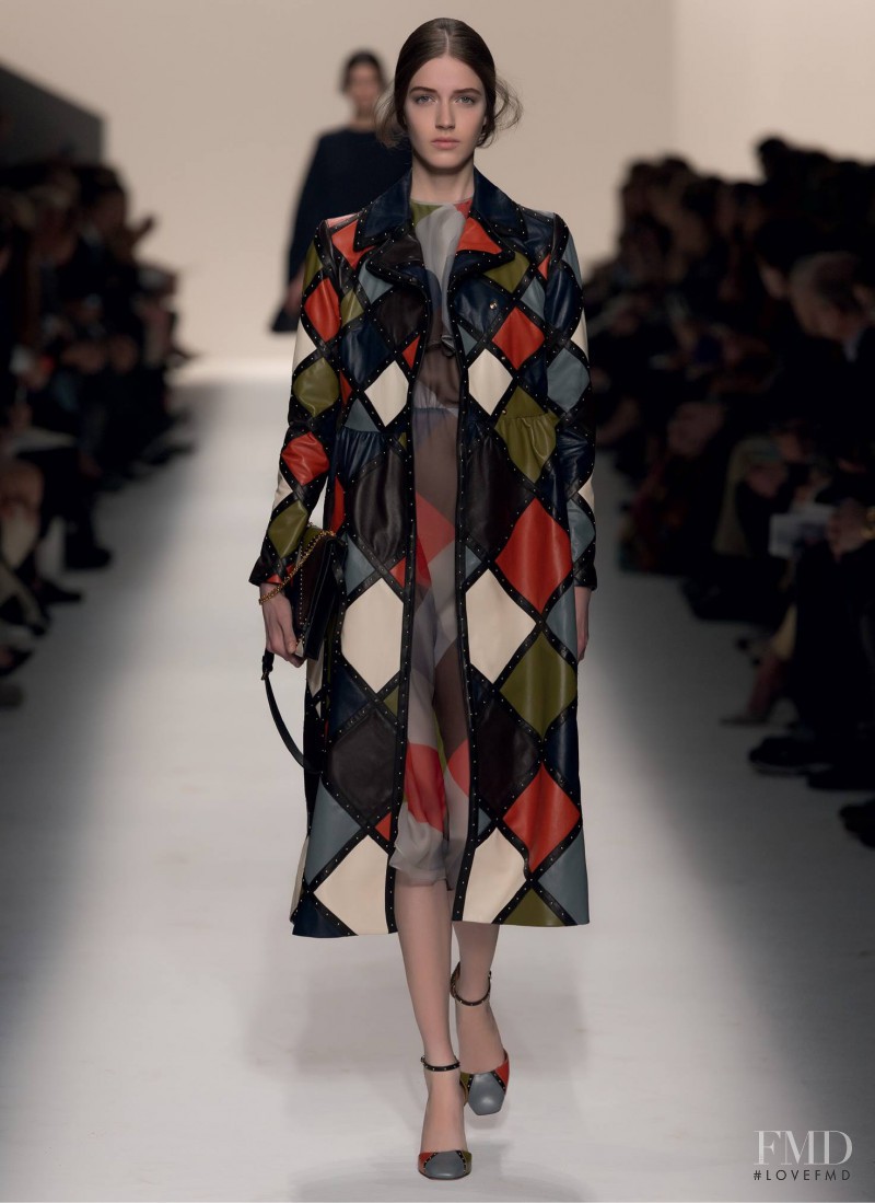 Josephine van Delden featured in  the Valentino fashion show for Autumn/Winter 2014