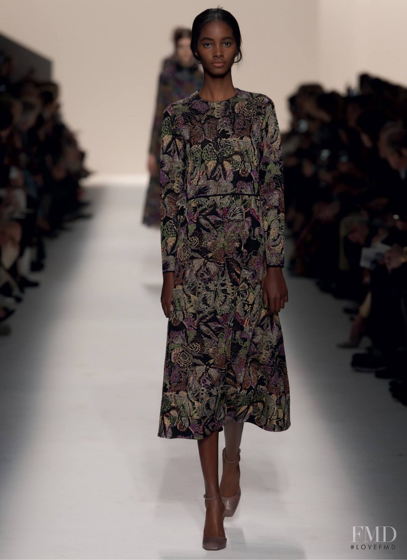 Tami Williams featured in  the Valentino fashion show for Autumn/Winter 2014