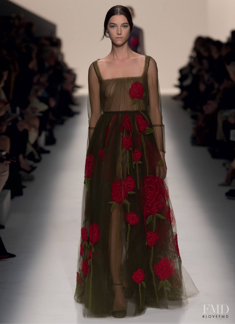 Stephanie Joy Field featured in  the Valentino fashion show for Autumn/Winter 2014