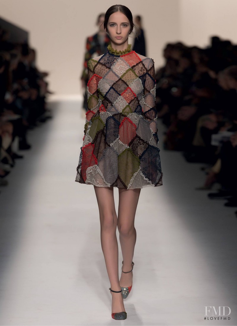 Waleska Gorczevski featured in  the Valentino fashion show for Autumn/Winter 2014