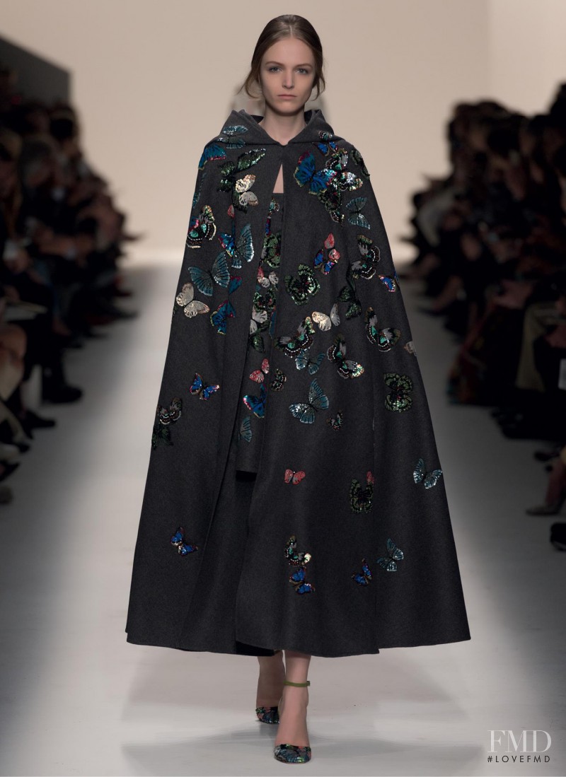 Jessica Bergs featured in  the Valentino fashion show for Autumn/Winter 2014