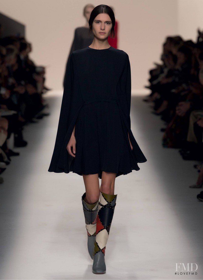 Iana Godnia featured in  the Valentino fashion show for Autumn/Winter 2014