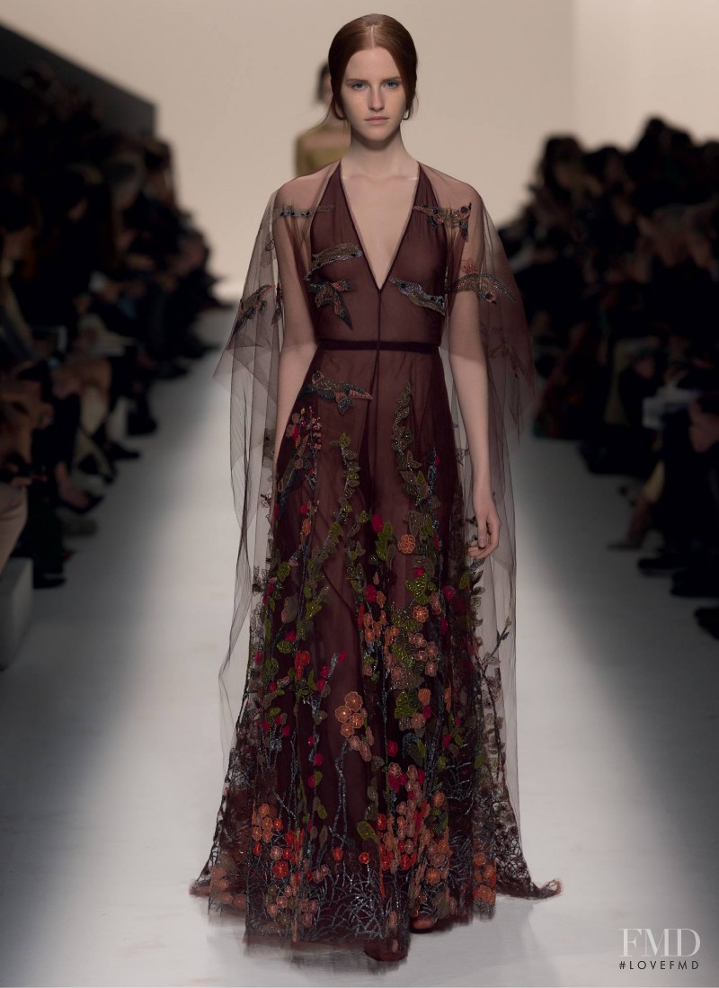 Magdalena Jasek featured in  the Valentino fashion show for Autumn/Winter 2014