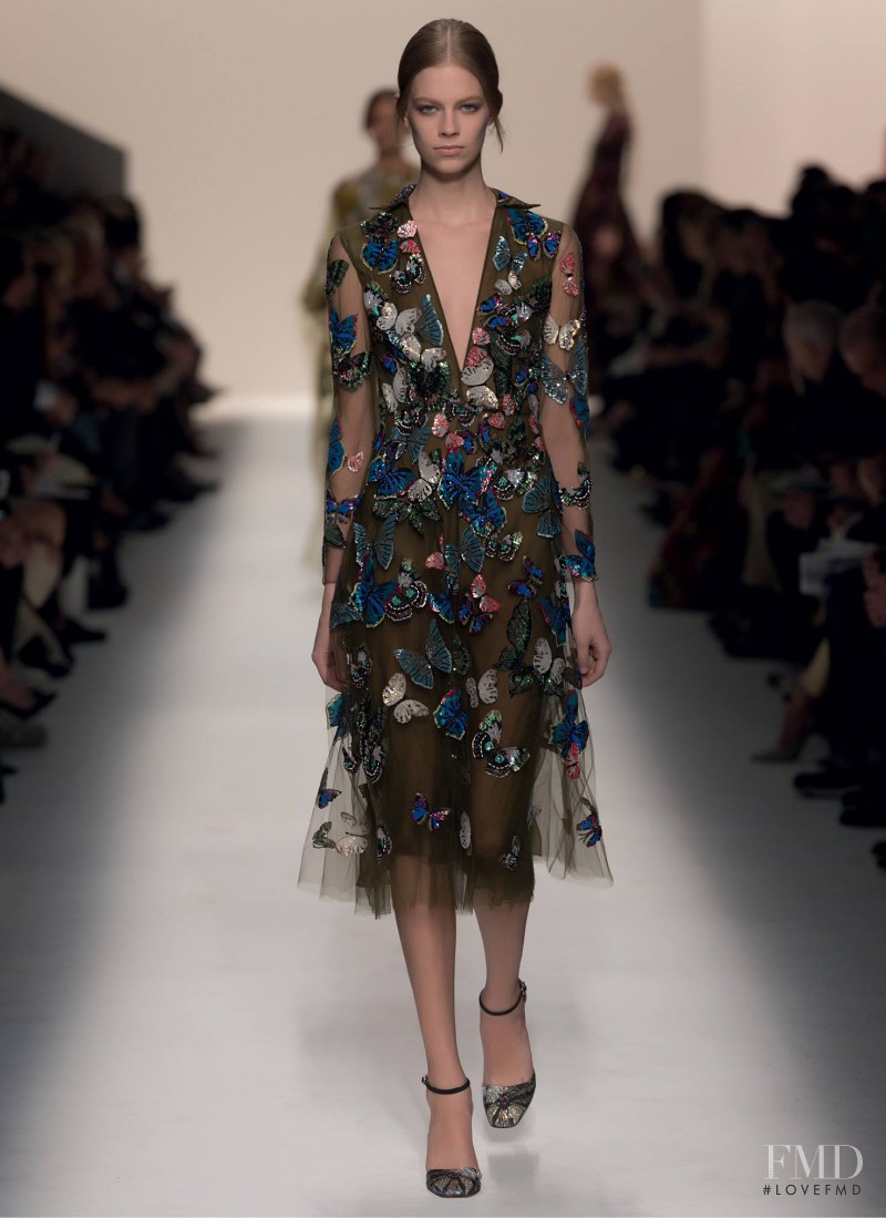 Lexi Boling featured in  the Valentino fashion show for Autumn/Winter 2014