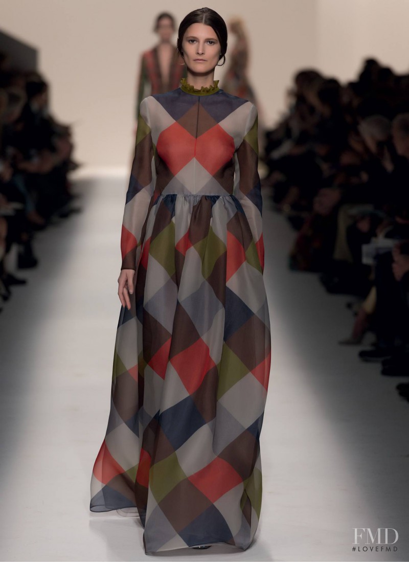 Marie Piovesan featured in  the Valentino fashion show for Autumn/Winter 2014