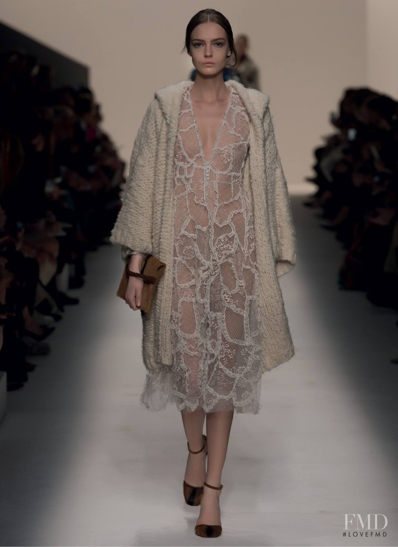 Mina Cvetkovic featured in  the Valentino fashion show for Autumn/Winter 2014