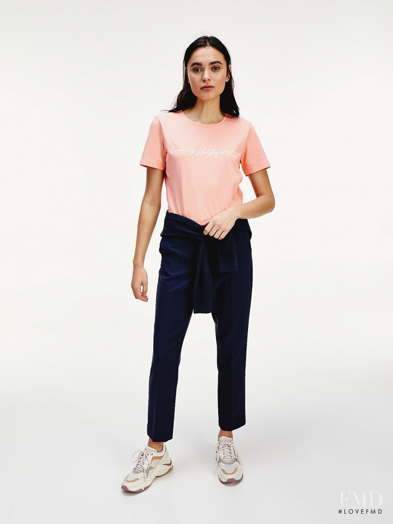 Solange Smith featured in  the Tommy Hilfiger catalogue for Spring/Summer 2020