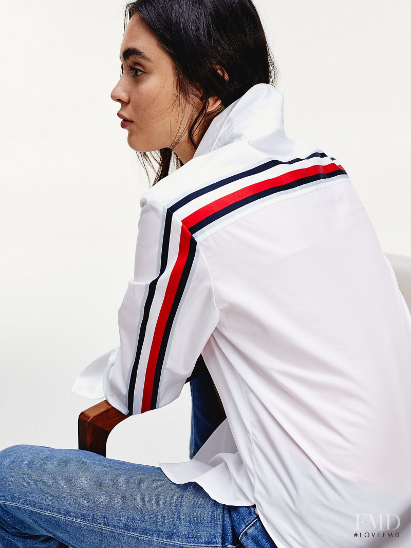 Solange Smith featured in  the Tommy Hilfiger catalogue for Spring/Summer 2020