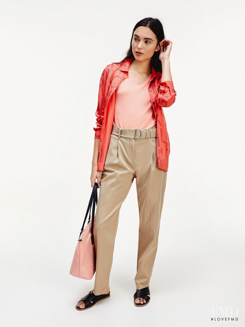 Solange Smith featured in  the Tommy Hilfiger catalogue for Spring/Summer 2020