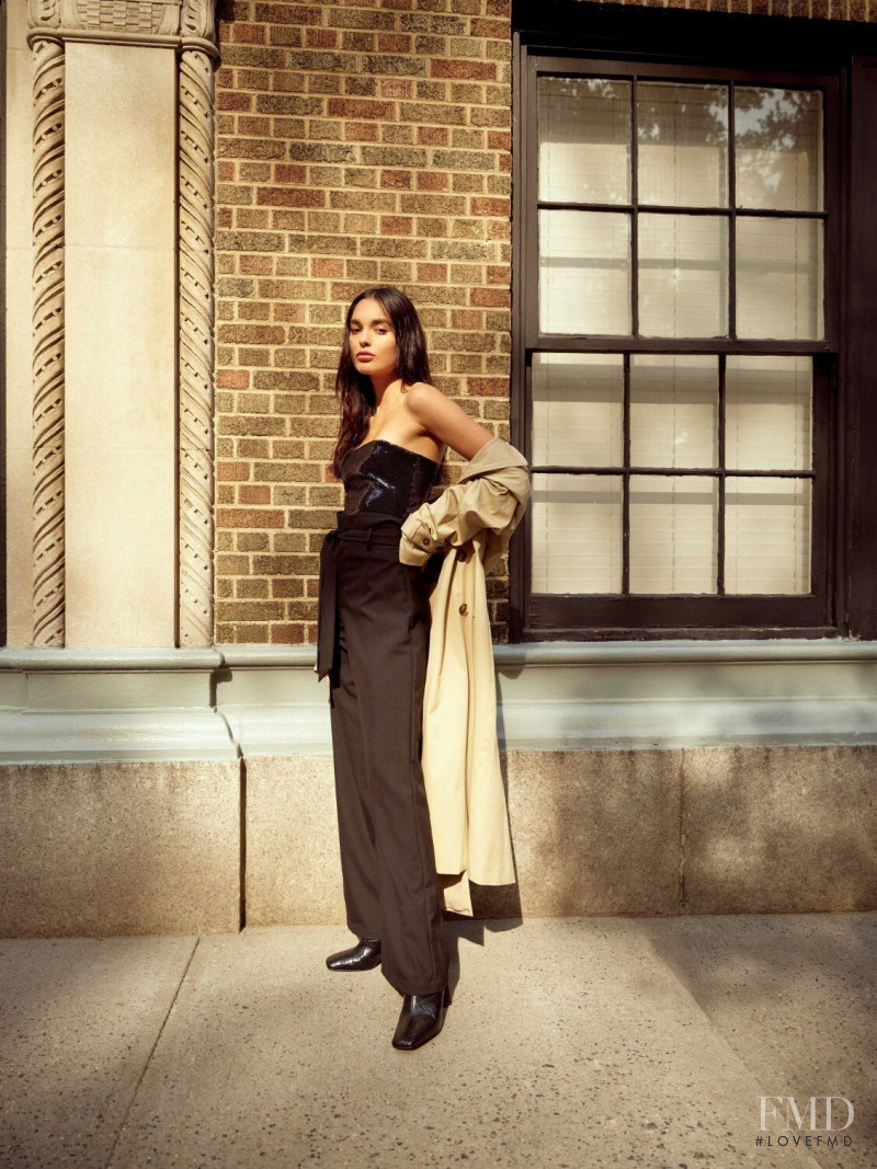 Solange Smith featured in  the Reformation lookbook for Fall 2019