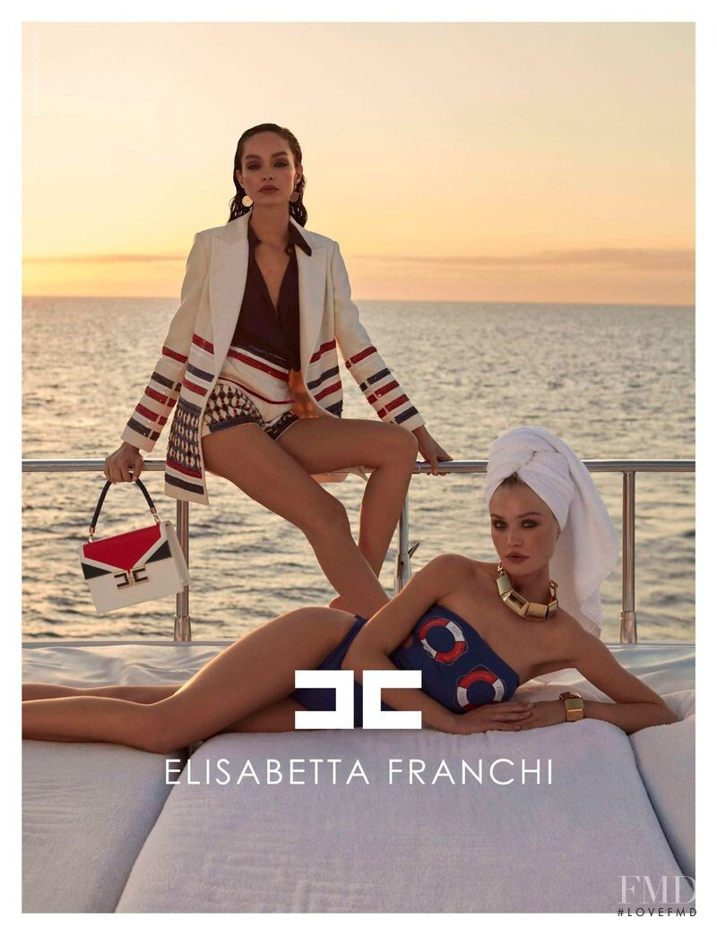 Camilla Forchhammer Christensen featured in  the Elisabetta Franchi advertisement for Spring/Summer 2020