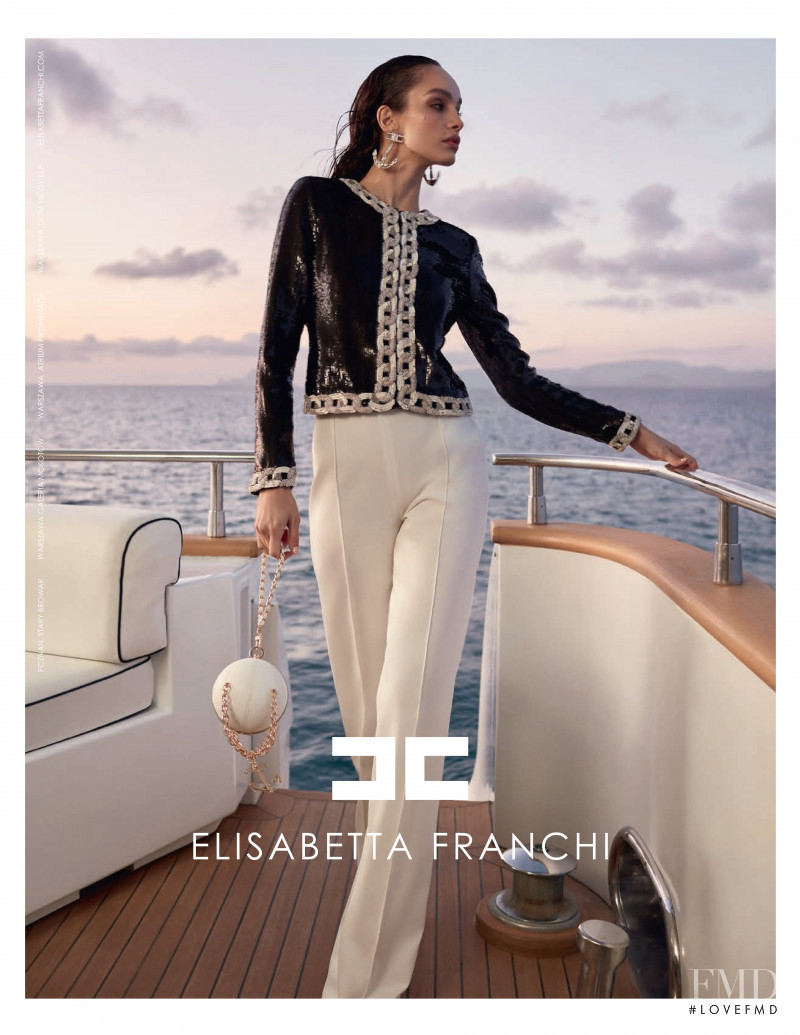 Emily Ratajkowski featured in  the Elisabetta Franchi advertisement for Spring/Summer 2020