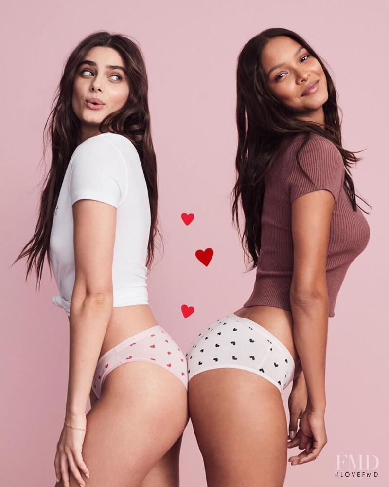 Lais Ribeiro featured in  the Victoria\'s Secret Valentine\'s Day 2020 Collection advertisement for Spring/Summer 2020