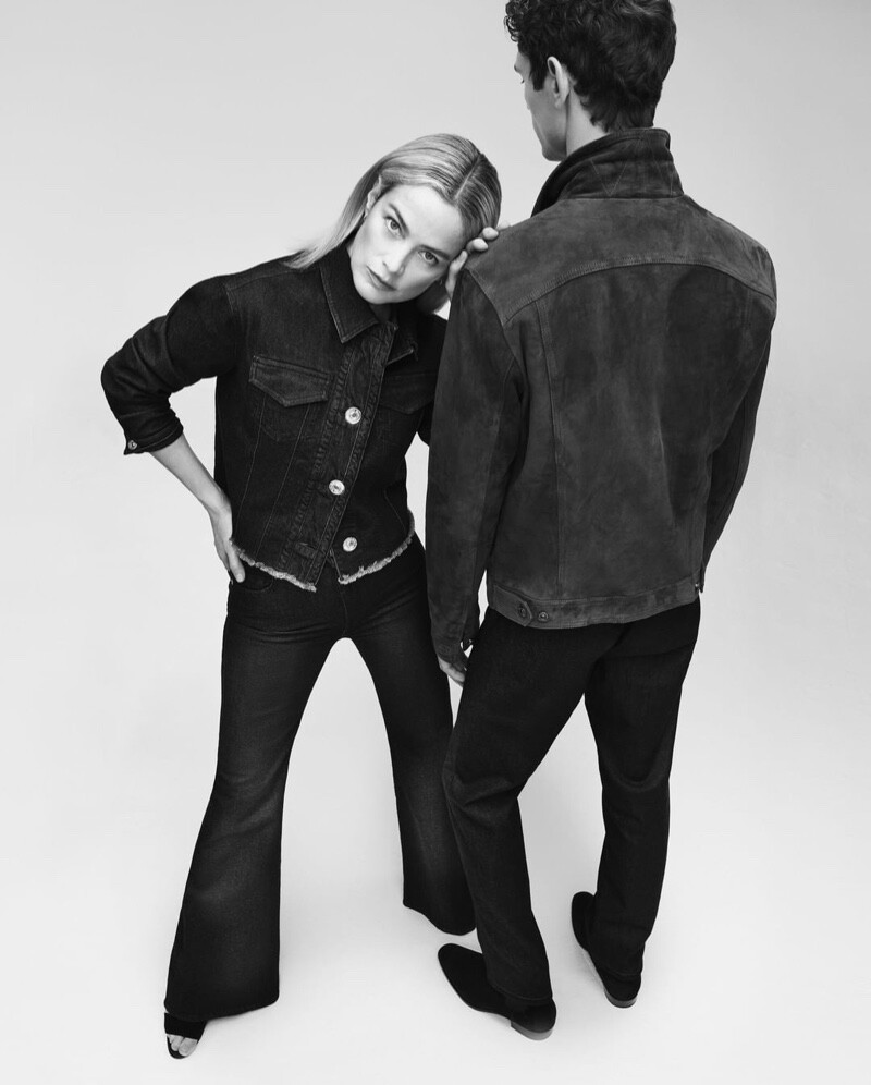 Carolyn Murphy featured in  the 7 For All Mankind advertisement for Spring/Summer 2020