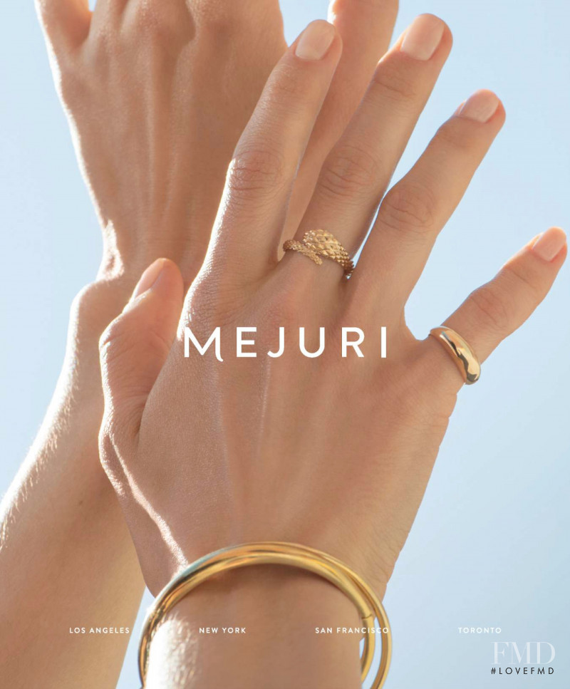 Mejuri advertisement for Spring/Summer 2020
